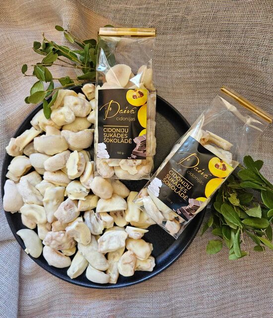 Cidoniju sukādes šokolādē